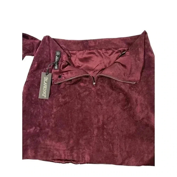 BLANKNYC Wrap Mini Skirt Size 28 Women’s Junior’s carmine red stylish  trend NWT - Picture 6 of 6